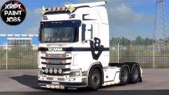 Scania S skin with changeable color strips 1