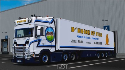 Scania S580 + Trailer "D'Hoine et Fils"