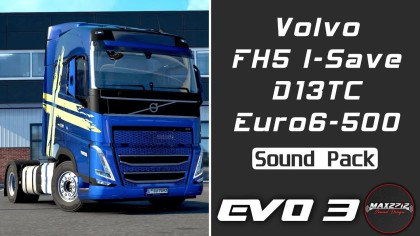 Volvo FH5 I-Save 500 D13TC Sound Pack EVO 3