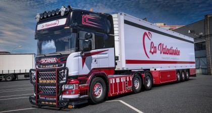 Scania 6 Series R500-V8 + trailer