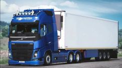 Volvo FH 2012 + двойные прицепы 51