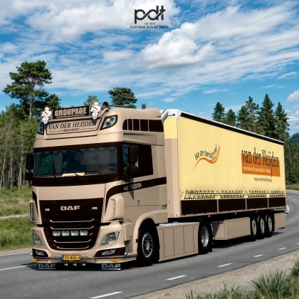 DAF XF 106 480 + Trailer Van der Heijden
