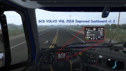 SCS Volvo VNL 2018 Improved Dashboard