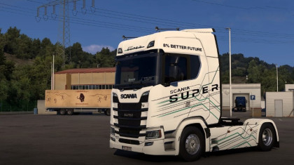 Scania R&S new bumper, fender, interior
