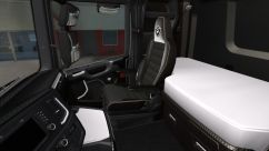 Black & White Interior for Scania S & R 2016 1
