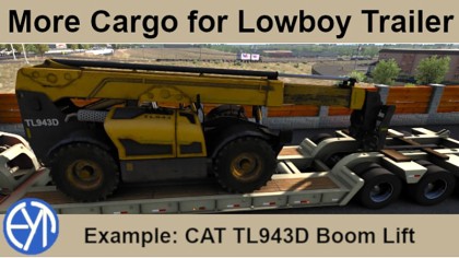 More Cargo Lowboy Trailer