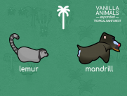 Vanilla Animals Expanded — Tropical Rainforest 1
