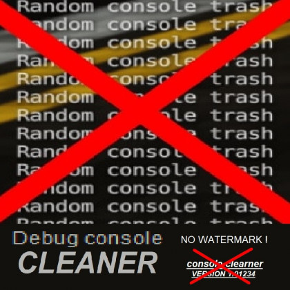 Debug console clearer (NO WATERMARK)