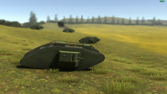 British Mark V tank 0
