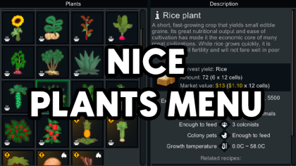 Nice Plants Menu