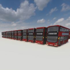 British London buses collection 8