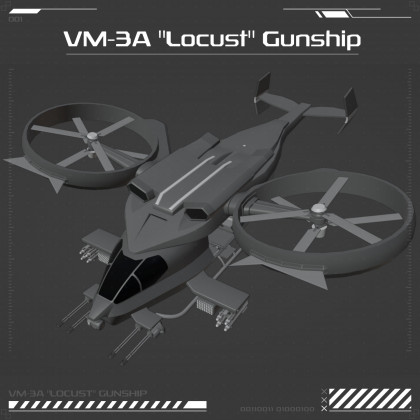 VM-3A "Locust" Gunship