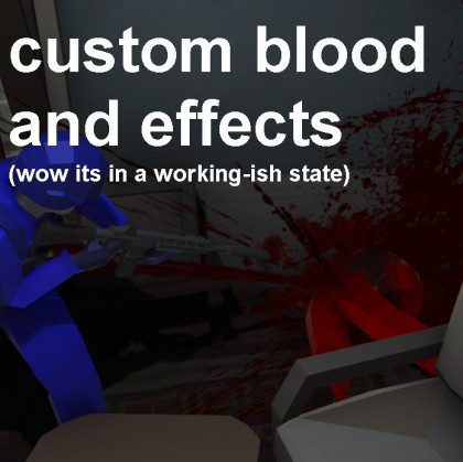 person's custom blood and effects