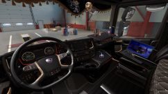 Dark Interior для Scania S/R 2016 2