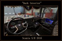 Dark Interior для Scania S/R 2016 0