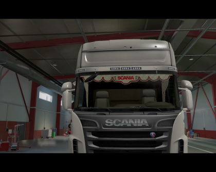 Шторы для всех тягачей Scania 2009