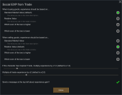 Social Experience from Trade 0