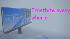 Camp at mt everest in the middle of a snowstorm simulator 2