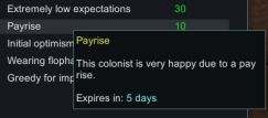 Colonist Wages 0