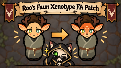 Roo's Faun Xenotype: Facial Animation Patch