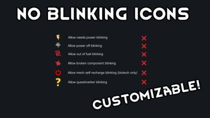 [AV] No blinking icons