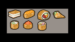 Food Texture Variety - Vanilla Expanded Sushi 4