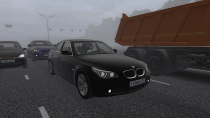 BMW E60 в трафик