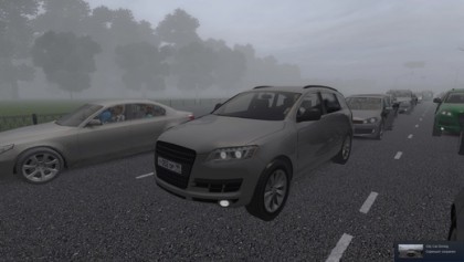 Audi Q7 в трафик