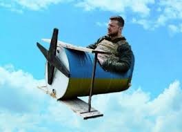 Создать мем &amp;quot;зеленский в бочке самолете, бочка на самолете, призрак киева  зеленский&amp;quot; - Картинки - Meme-arsenal.com