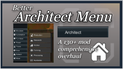 Better Architect Menu