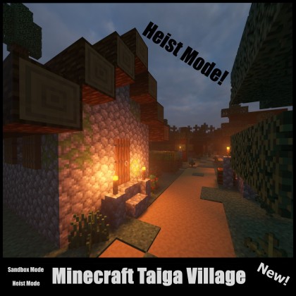 Minecraft Taiga Village
