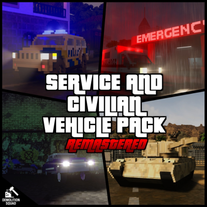 Service and Civilian Vehicle Pack Remastered
