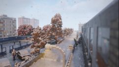 Sverlovsk Town Winter 2