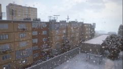 Sverlovsk Town Winter 1