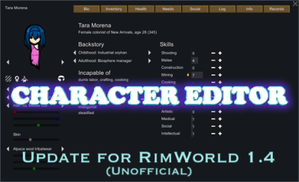 Character Editor (unofficial)