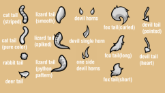 Head And Tail Decorations-RJW (RimJobWorld Addon) 5