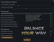 Unique Weapons Unbound 5