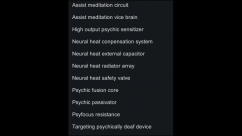 Psychic Implants 0