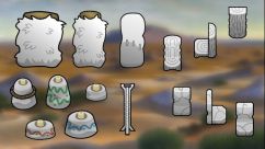Roots of Rimworld - Neolithic Decor & Furniture 0
