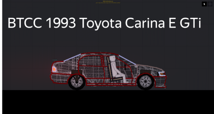 BTCC 1993 Toyota Carina E GTi