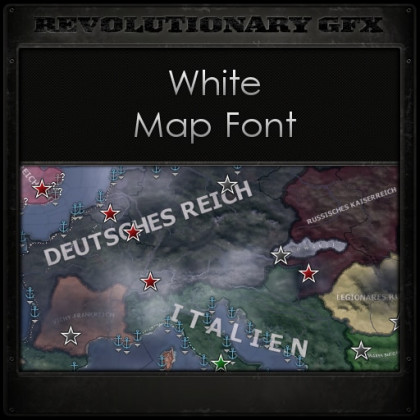 -RGFX- White Map Font